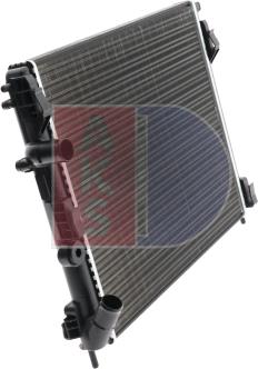 AKS Dasis 181670N - Radiator, engine cooling autospares.lv