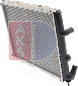 AKS Dasis 181800N - Radiator, engine cooling autospares.lv