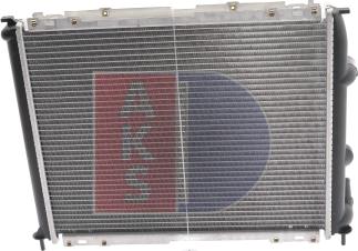 AKS Dasis 181800N - Radiator, engine cooling autospares.lv