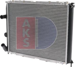 AKS Dasis 181800N - Radiator, engine cooling autospares.lv