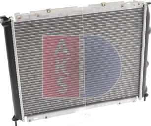 AKS Dasis 181800N - Radiator, engine cooling autospares.lv