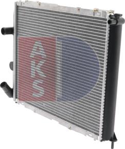 AKS Dasis 181800N - Radiator, engine cooling autospares.lv