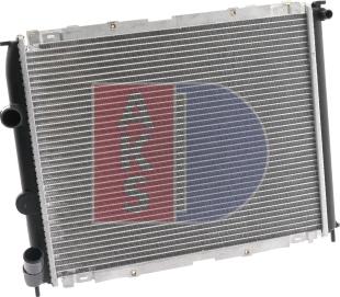 AKS Dasis 181800N - Radiator, engine cooling autospares.lv