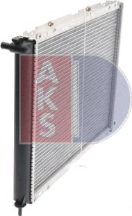 AKS Dasis 181800N - Radiator, engine cooling autospares.lv