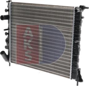 AKS Dasis 181810N - Radiator, engine cooling autospares.lv