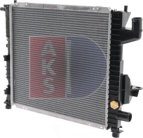 AKS Dasis 181390N - Radiator, engine cooling autospares.lv