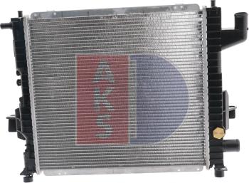 AKS Dasis 181390N - Radiator, engine cooling autospares.lv