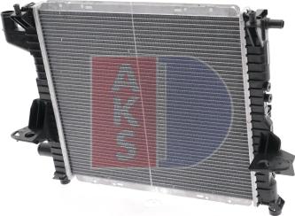 AKS Dasis 181390N - Radiator, engine cooling autospares.lv