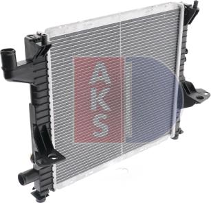 AKS Dasis 181390N - Radiator, engine cooling autospares.lv