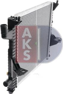 AKS Dasis 181390N - Radiator, engine cooling autospares.lv