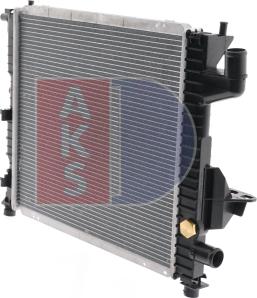 AKS Dasis 181390N - Radiator, engine cooling autospares.lv