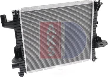 AKS Dasis 181390N - Radiator, engine cooling autospares.lv