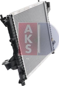 AKS Dasis 181390N - Radiator, engine cooling autospares.lv