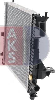 AKS Dasis 181390N - Radiator, engine cooling autospares.lv