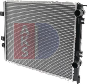 AKS Dasis 181780N - Radiator, engine cooling autospares.lv