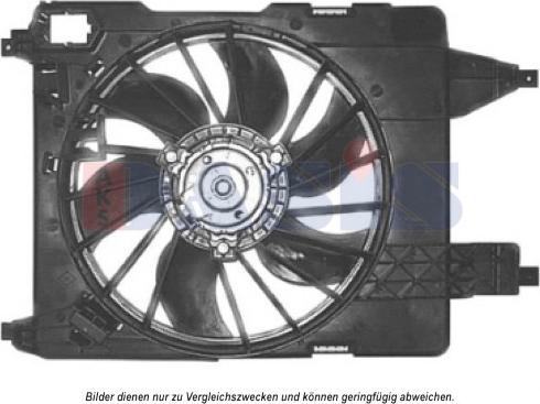 AKS Dasis 188042N - Fan, radiator autospares.lv