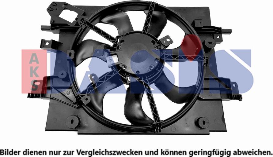 AKS Dasis 188116N - Fan, radiator autospares.lv