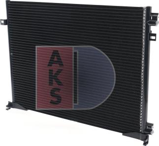 AKS Dasis 182016N - Condenser, air conditioning autospares.lv