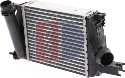 AKS Dasis 187038N - Intercooler, charger autospares.lv