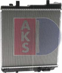 AKS Dasis 134180N - Radiator, engine cooling autospares.lv