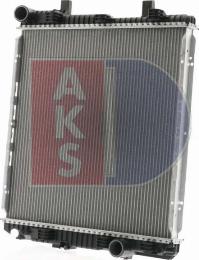 AKS Dasis 134180N - Radiator, engine cooling autospares.lv