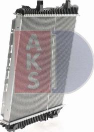 AKS Dasis 134180N - Radiator, engine cooling autospares.lv