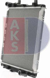 AKS Dasis 134180N - Radiator, engine cooling autospares.lv