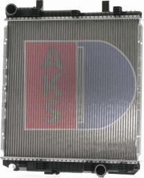 AKS Dasis 134180N - Radiator, engine cooling autospares.lv