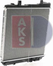 AKS Dasis 134180N - Radiator, engine cooling autospares.lv