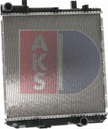 AKS Dasis 134180N - Radiator, engine cooling autospares.lv