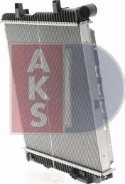 AKS Dasis 134180N - Radiator, engine cooling autospares.lv