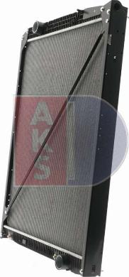 AKS Dasis 134300N - Radiator, engine cooling autospares.lv