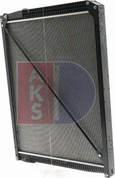 AKS Dasis 134300N - Radiator, engine cooling autospares.lv