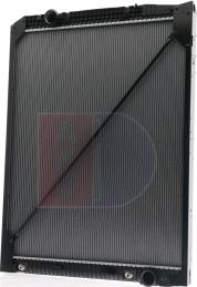 AKS Dasis 134300X - Radiator, engine cooling autospares.lv