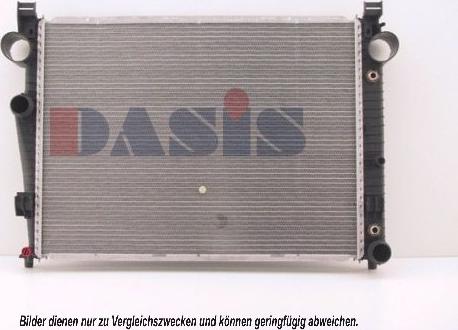 AKS Dasis 135270N - Radiator, engine cooling autospares.lv