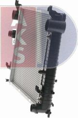 AKS Dasis 135270N - Radiator, engine cooling autospares.lv