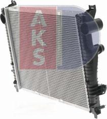 AKS Dasis 135270N - Radiator, engine cooling autospares.lv