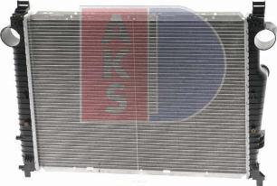 AKS Dasis 135270N - Radiator, engine cooling autospares.lv