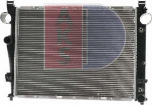 AKS Dasis 135270N - Radiator, engine cooling autospares.lv