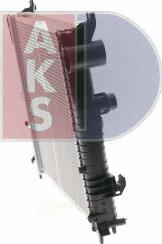 AKS Dasis 135270N - Radiator, engine cooling autospares.lv