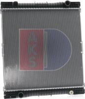 AKS Dasis 130040X - Radiator, engine cooling autospares.lv