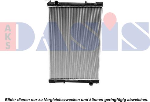 AKS Dasis 130061S - Radiator, engine cooling autospares.lv