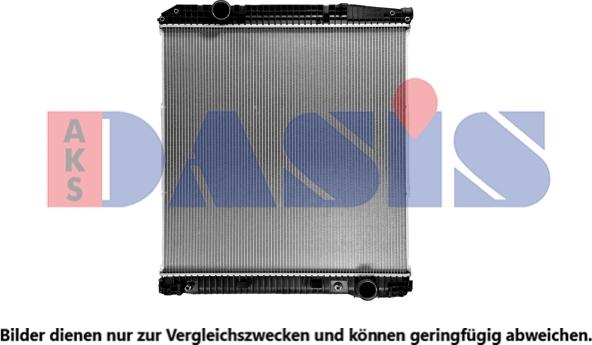 AKS Dasis 131960SXV - Radiator, engine cooling autospares.lv
