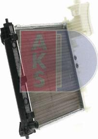 AKS Dasis 131900N - Radiator, engine cooling autospares.lv