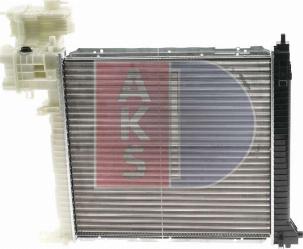 AKS Dasis 131900N - Radiator, engine cooling autospares.lv