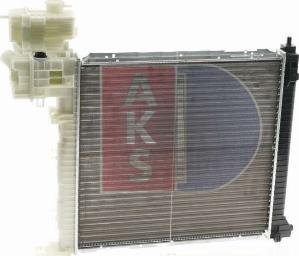 AKS Dasis 131900N - Radiator, engine cooling autospares.lv