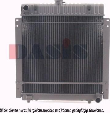 AKS Dasis 131040N - Radiator, engine cooling autospares.lv