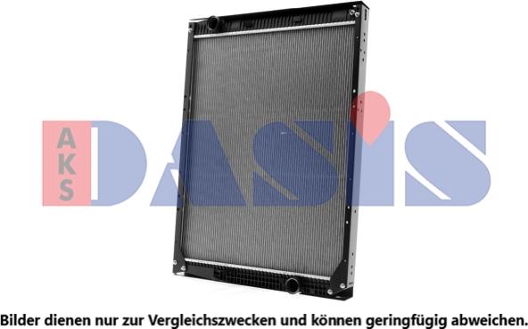 AKS Dasis 131005N - Radiator, engine cooling autospares.lv