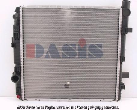 AKS Dasis 132420N - Radiator, engine cooling autospares.lv