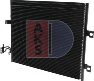 AKS Dasis 132009N - Condenser, air conditioning autospares.lv